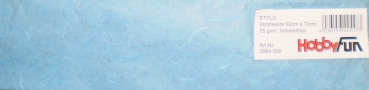 Strohseide  - 50 x 70 cm - himmelblau